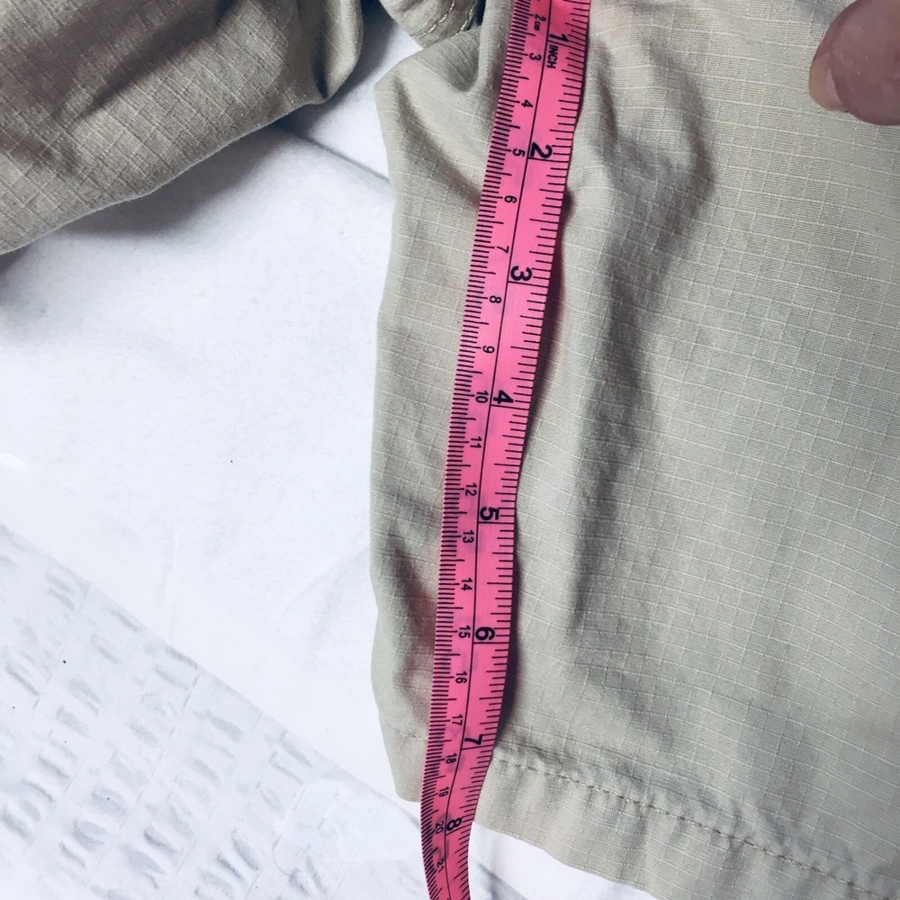 Mens Size 48 Cargo Trail Shorts Tan Cotton 9 Inch Inseam Hiking Outdoor NEW - Picture 11 of 11